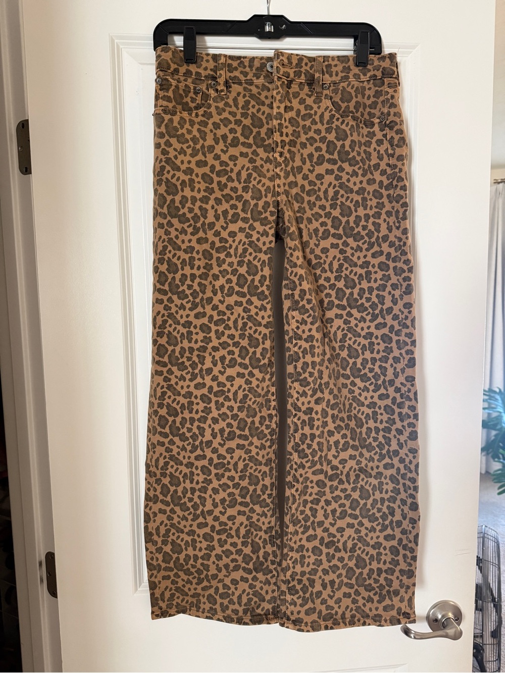 NWT leopard jeans